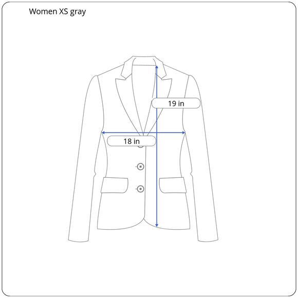 Kenneth Cole Reaction Jacket Women Size XS Gray Black Faux Leather Moto Full Zip - Picture 5 of 5